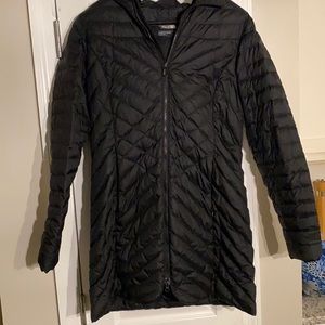 Long black North Face jacket
